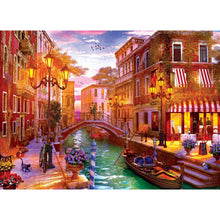 Afbeelding in Gallery-weergave laden, Sunset over Venice Eurographics - 1000 stukjes - Legpuzzel