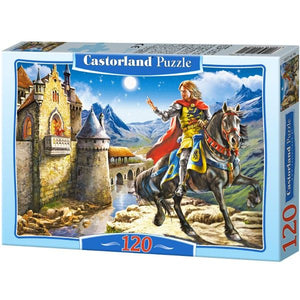 De ridder en de prinses Castorland - 120 stukjes - Legpuzzel