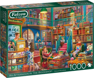 Falcon puzzel An Afternoon In The Bookshop Jumbo - Legpuzzel - 1000 stukjes