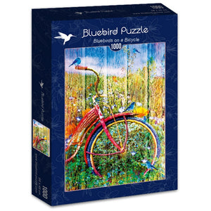 Bluebirds on a Bicycle Blue Bird - 1000 stukjes - Legpuzzel