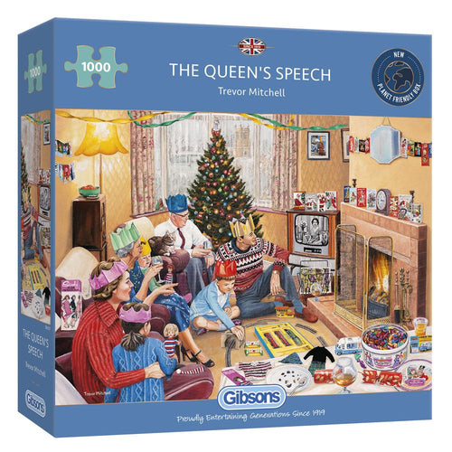 The Queen's Speech Gibsons - 1000 stukjes - Legpuzzel KNEUSJE