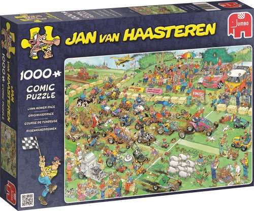 Grasmaaierrace Jan van Haasteren Jumbo - Legpuzzel - 1000 stukjes