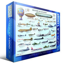 Afbeelding in Gallery-weergave laden, History of Aviation - 1000 stukjes - Legpuzzel