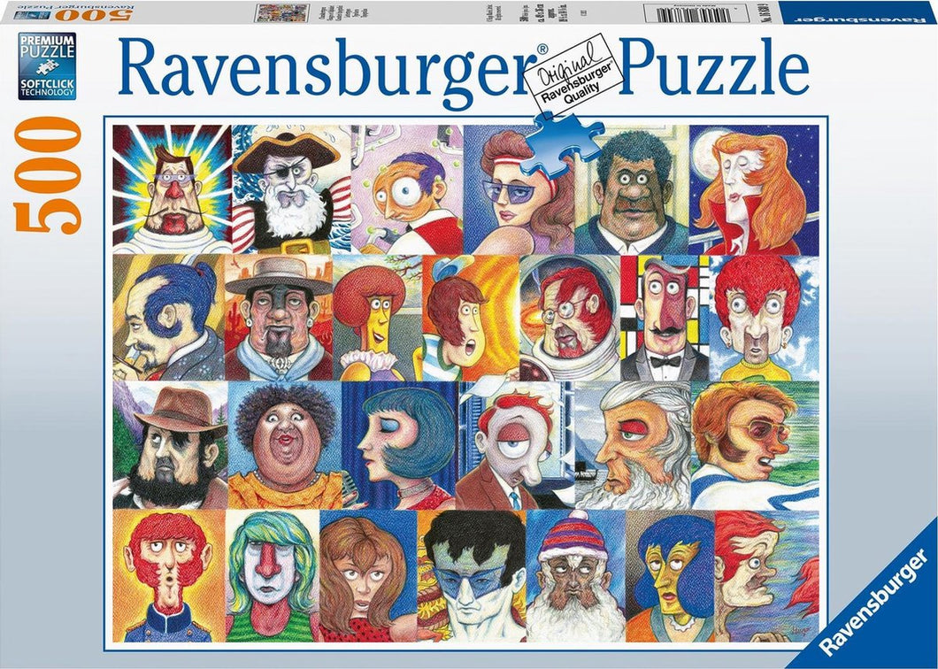 Ravensburger puzzel Lettertypes - Legpuzzel - 500 stukjes