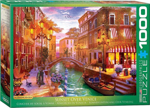 Sunset over Venice Eurographics - 1000 stukjes - Legpuzzel