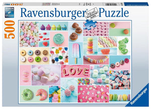 Ravensburger puzzel Zoete verleiding - Legpuzzel - 500 stukjes