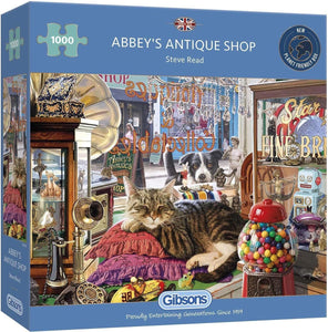 Steve Read Abbey`s antique shop Gibsons - 1000 stukjes - Legpuzzel