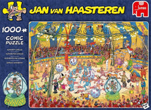 Afbeelding in Gallery-weergave laden, Acrobaten Circus Jan van Haasteren Jumbo - 1000 stukjes - Legpuzzel