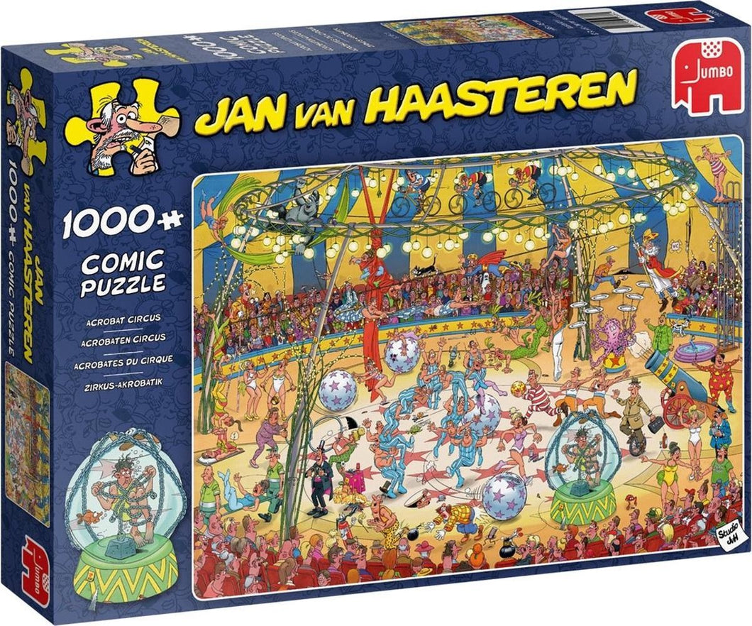 Acrobaten Circus Jan van Haasteren Jumbo - 1000 stukjes - Legpuzzel