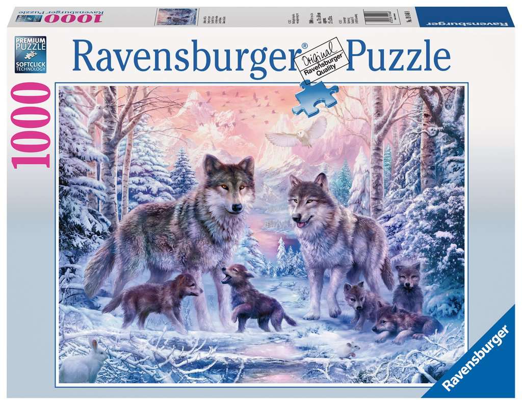 Arctische wolven Ravensburger - 1000 stukjes - Legpuzzel