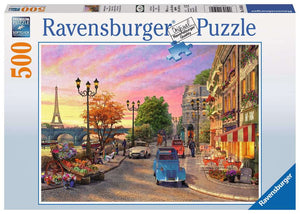 Avondsfeer in Parijs Ravensburger - 500 stukjes - Legpuzzel