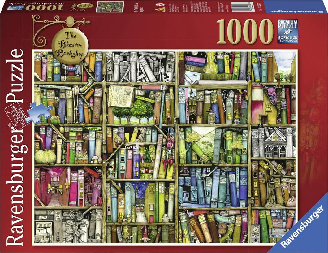 Ravensburger puzzel Colin Thompson Bizarre Bookshop - Legpuzzel - 1000 stukjes