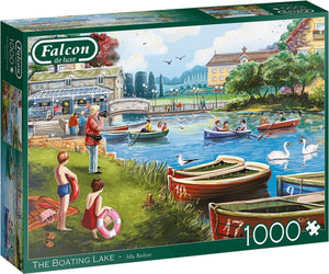 Falcon puzzel The Boating Lake Jumbo - Legpuzzel - 1000 stukjes