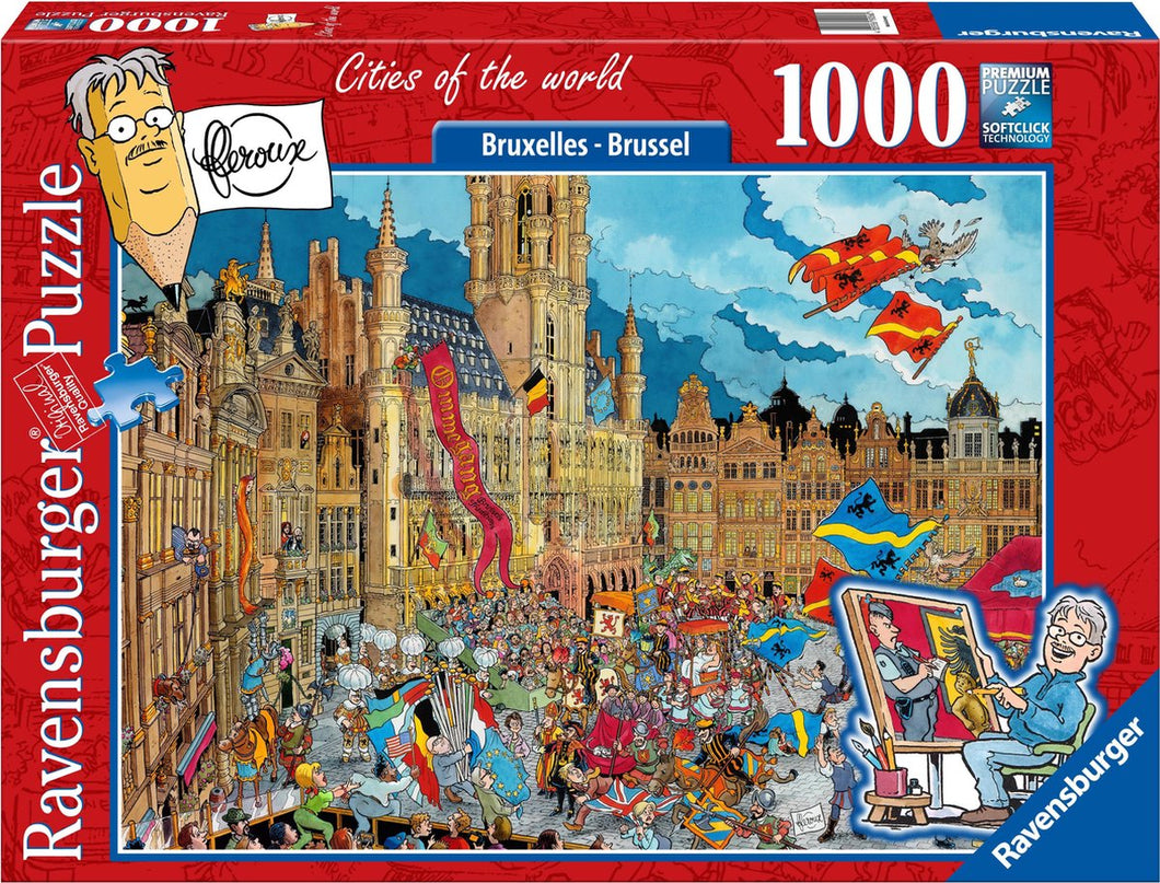 Fleroux Brussel Ravensburger - 1000 stukjes - Legpuzzel