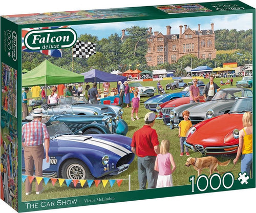 Falcon puzzel The Car Show Jumbo - Legpuzzel - 1000 stukjes