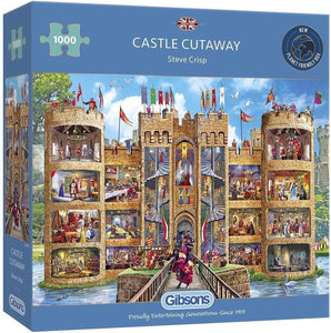 Gibsons puzzel Castle Cutaway - 1000 stukjes
