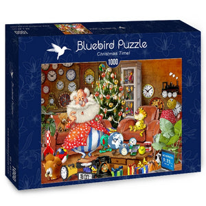 Christmas Time Bluebird - 1000 stukjes - Legpuzzel
