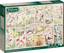 Afbeelding in Gallery-weergave laden, A Year of the Country Diary Falcon Jumbo - 1000 stukjes - Legpuzzel