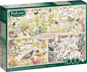 Falcon puzzel Country Diary 4 Seasons - Legpuzzel - 1000 stukjes