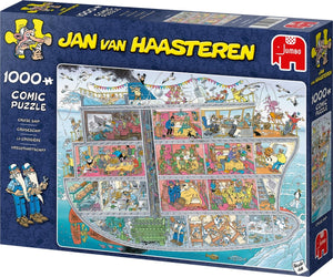 Cruiseschip Jan van Haasteren Jumbo - 1000 stukjes - Legpuzzel