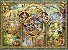 Afbeelding in Gallery-weergave laden, Ravensburger puzzel Most famous Disney characters - Legpuzzel - 500 stukjes