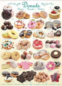 Donuts Eurographics - 1000 stukjes - Legpuzzel