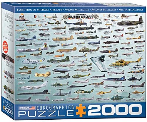 Evolution of Military Aircraft Eurographics - 2000 stukjes - Legpuzzel