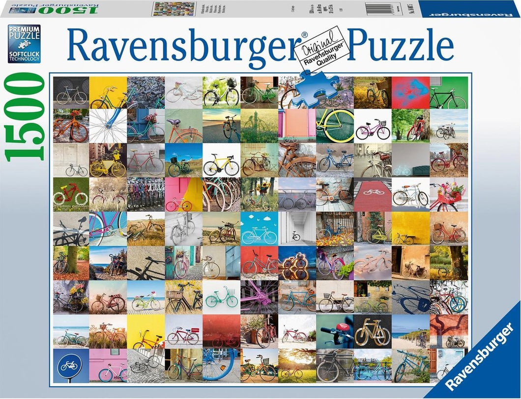 99 fietsen en meer…. Ravensburger - Legpuzzel - 1500 stukjes