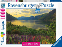 Afbeelding in Gallery-weergave laden, Ravensburger puzzel Scandinavian Places Fjord in Noorwegen - Legpuzzel - 1000 stukjes