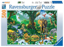 Afbeelding in Gallery-weergave laden, Ravensburger puzzel Jungle Harmony - Legpuzzel - 500 stukjes