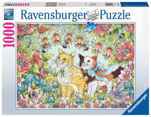 Afbeelding in Gallery-weergave laden, Ravensburger puzzel Kattenvriendschap - Legpuzzel - 1000 stukjes