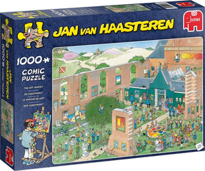 De Kunstmarkt - Jan van Haasteren - 1000 stukjes