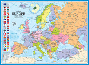 Map of Europe Eurographics - 1000 stukjes - Legpuzzel