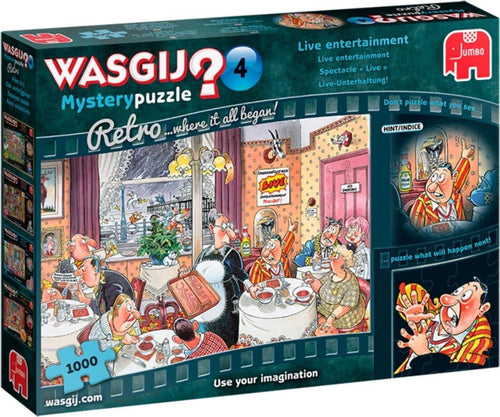 Wasgij Retro Mystery 4 Live Entertainment Jumbo - 1000 stukjes - Legpuzzel