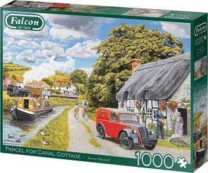 Falcon puzzel Parcel for Canal Cottage Jumbo - Legpuzzel - 1000 stukjes