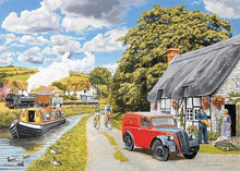 Afbeelding in Gallery-weergave laden, Falcon puzzel Parcel for Canal Cottage Jumbo - Legpuzzel - 1000 stukjes