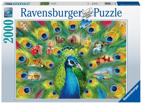 Land of the Peacock Ravensburger - 2000 stukjes - Legpuzzel