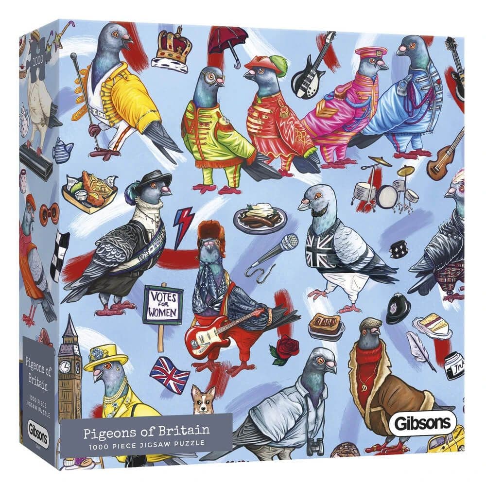 Pigeons of Britain Gibsons - 1000 stukjes - Legpuzzel