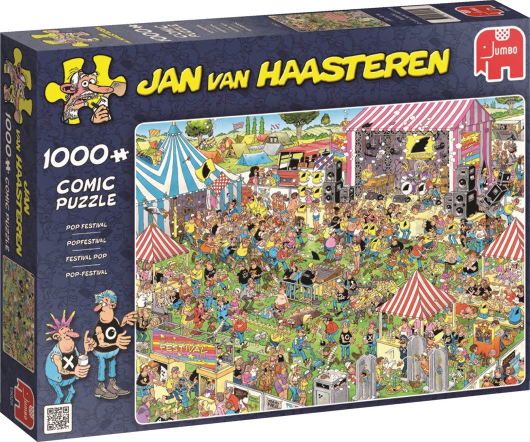Popfestival Jan van Haasteren - Jumbo - 1000 stukjes - Legpuzzel