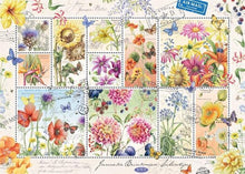 Afbeelding in Gallery-weergave laden, Flower Stamps Summer Premium Collection - Legpuzzel - 1000 stukjes