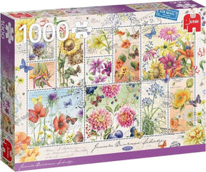 Flower Stamps Summer Premium Collection - Legpuzzel - 1000 stukjes