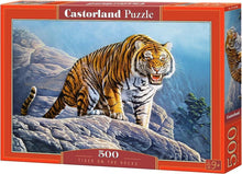 Afbeelding in Gallery-weergave laden, Tigers on the Rock Castorland - 500 stukjes - Legpuzzel