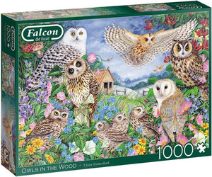 Owls in the wood Jumbo Falcon - 1000 stukjes - Legpuzzel