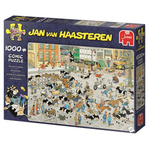 De Veemarkt Jan van Haasteren Jumbo - 1000 stukjes - Legpuzzel