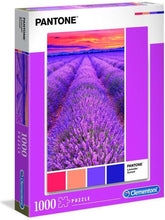 Afbeelding in Gallery-weergave laden, Pantone Puzzel Collectie Vivid Viola Clementoni - Lavender Sunset - 1000 stukjes - Legpuzzel
