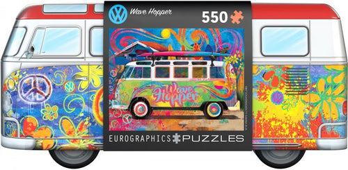 VW Bus Wave Hopper Eurographics - Tin Box Puzzel - 550 stukjes