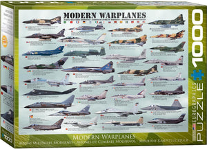 Modern Warplanes Eurographics - 1000 stukjes - Legpuzzel