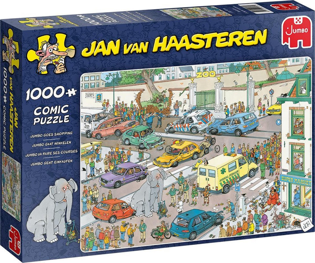 Jumbo gaat Winkelen Jan van Haasteren Jumbo - 1000 stukjes - Legpuzzel