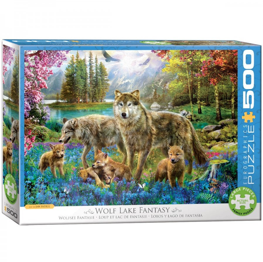 Wolf Lake Fantasy Eurographics - 500XXL stukjes - Legpuzzel