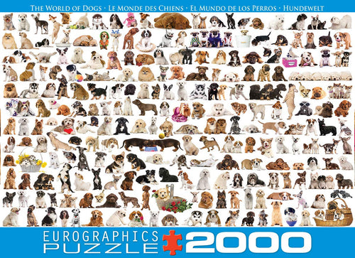 The World of Dogs Eurographics - 2000 stukjes - Legpuzzel